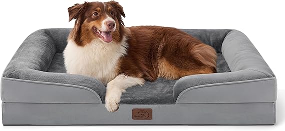 Orthopedic beds: Memory foam or gel-filled beds that contour to your dog's body, relieving pressure points