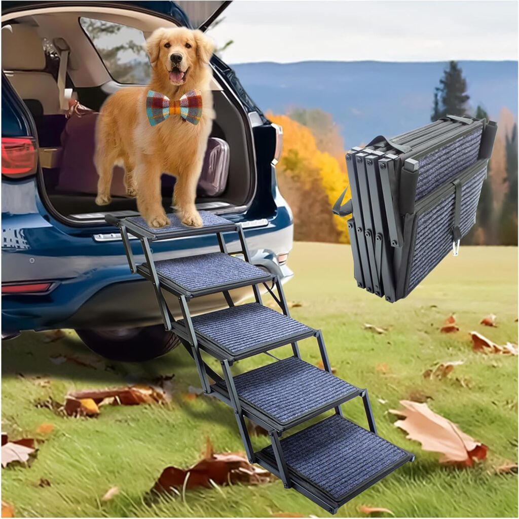 Portable Pet Steps for High Vehicles